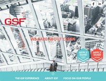 Tablet Screenshot of gsf-usa.com
